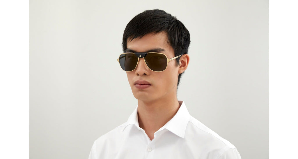 Cartier CT0165S 007 Polarised