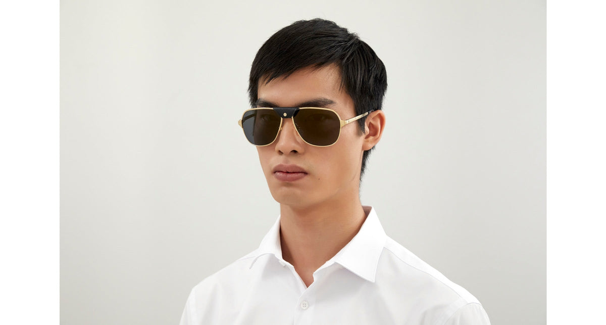 Cartier CT0165S 007 Polarised