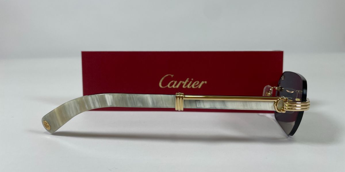 Cartier Buffalo Horn CT0362S 003 - As Seen On Timothée Chalamet & Joe Burrow