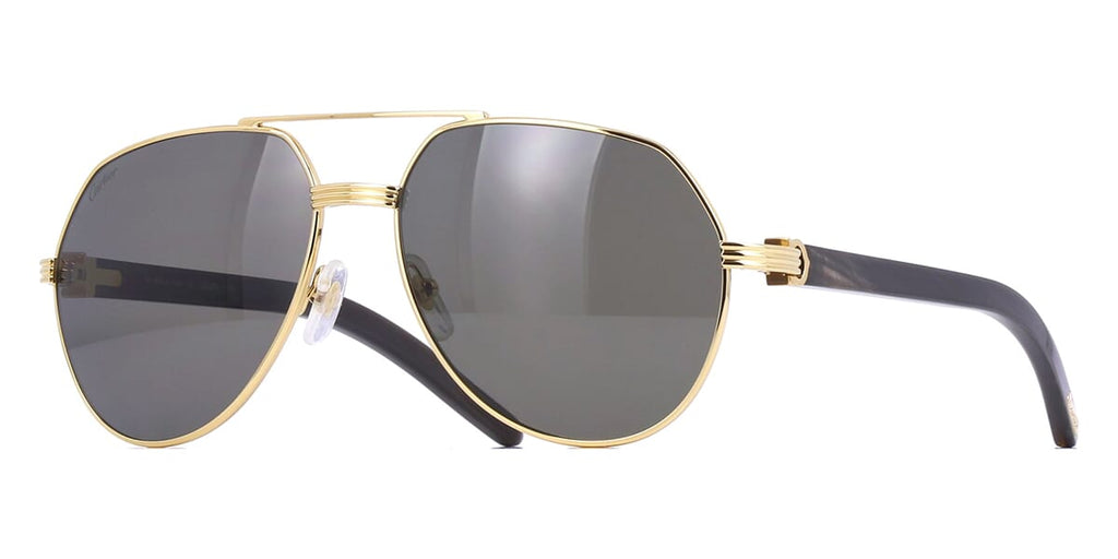 Cartier Buffalo Horn CT0272S 001 6CL Polarised