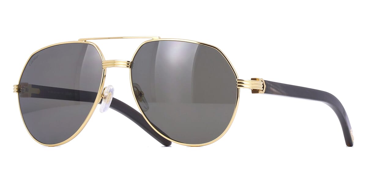 Cartier Buffalo Horn CT0272S 001 6CL Polarised