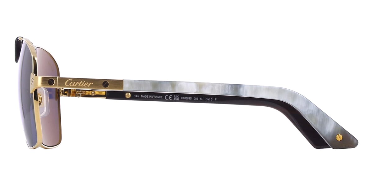 Cartier Buffalo Horn CT0389S 003 1G7 Polarised