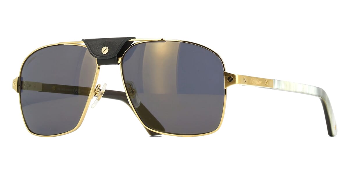 Cartier Buffalo Horn CT0389S 003 Polarised