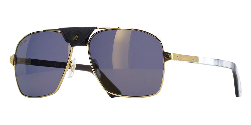 Cartier Buffalo Horn CT0389S 003 Polarised