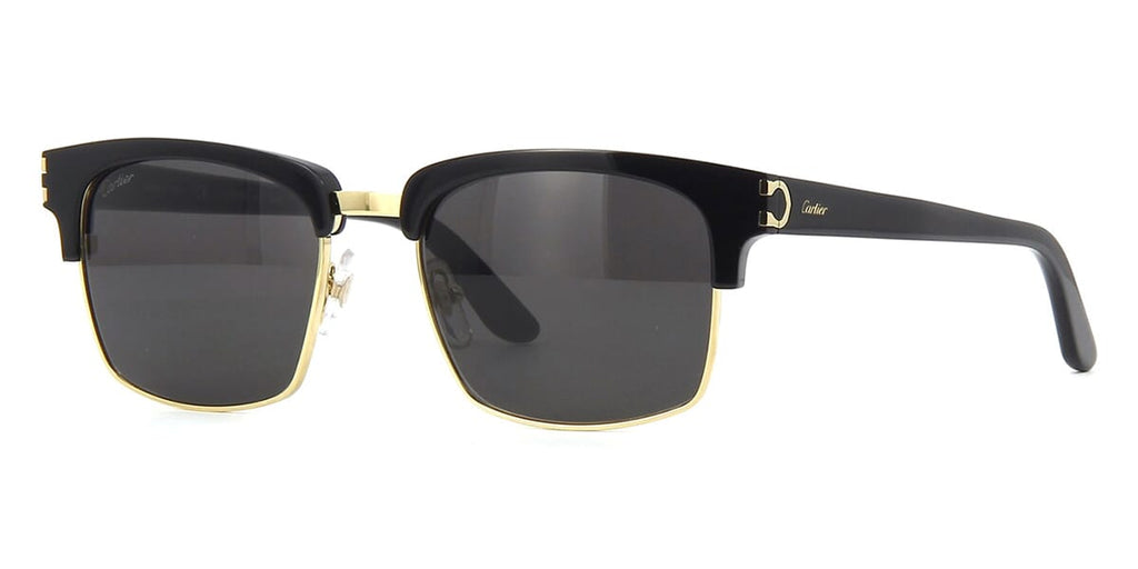 Cartier CT0132S 001 Black and Gold