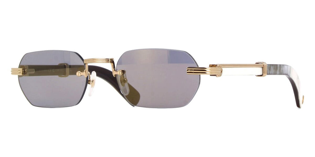 Cartier Buffalo Horn CT0362S 003 - As Seen On Timothée Chalamet & Joe Burrow